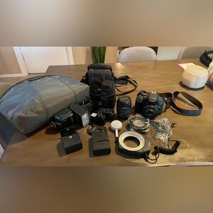 Canon Rebel T6i + Timbuk2 Snoop Camera Bag + Accessories Bundle